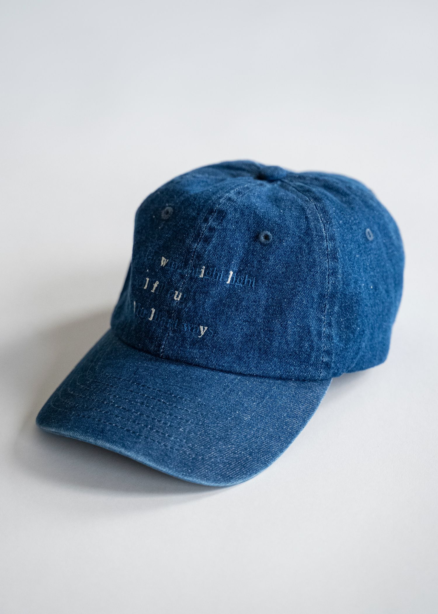 message embroidery cotton CAP
