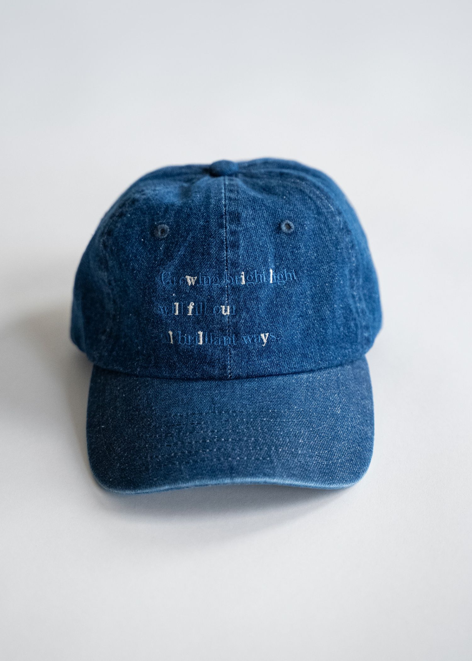 message embroidery cotton CAP