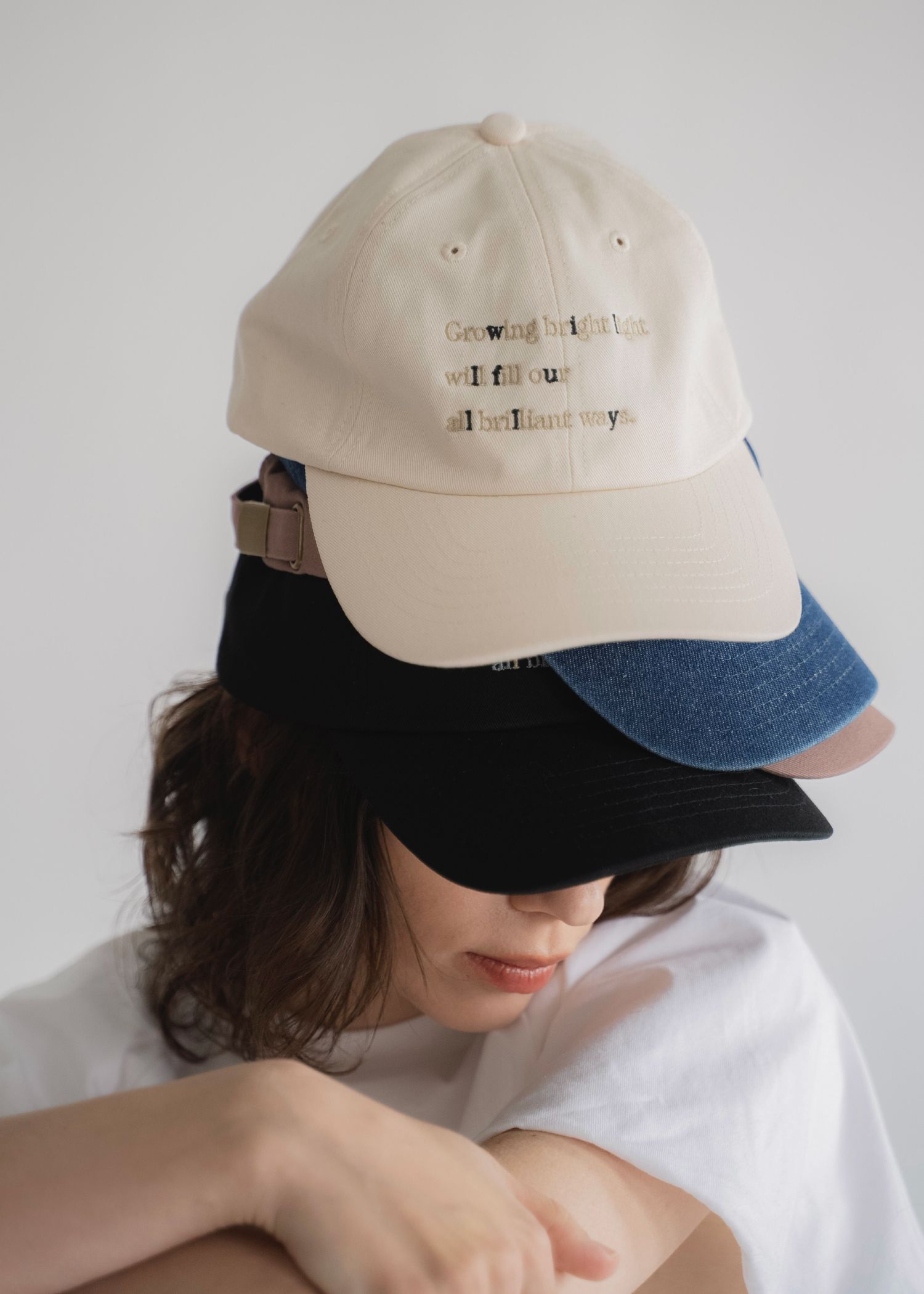 message embroidery cotton CAP