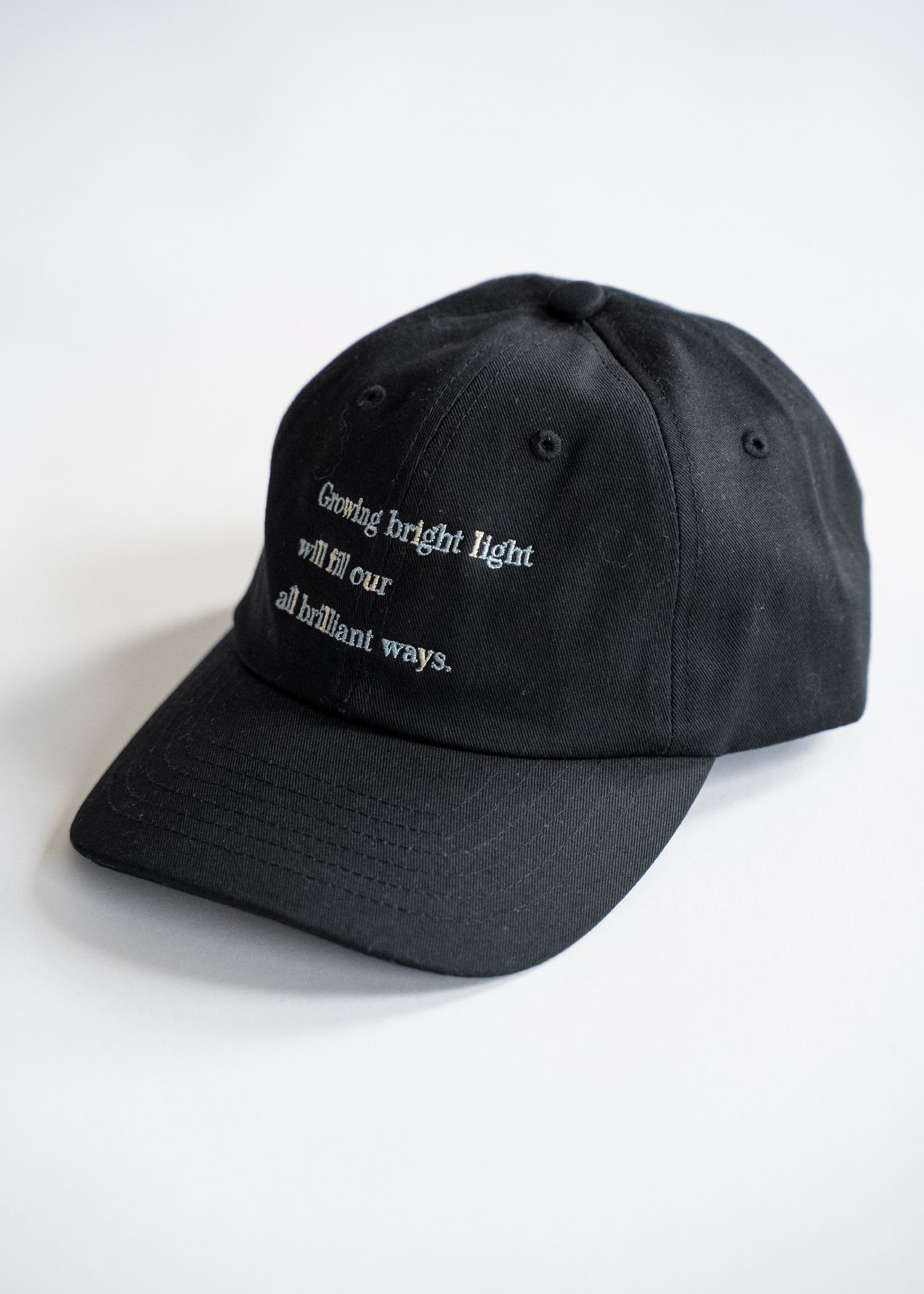 message embroidery cotton CAP