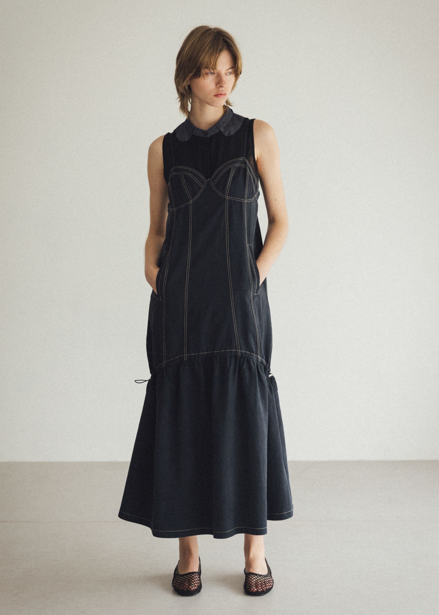 mermaid adjuster bustier camisole OP