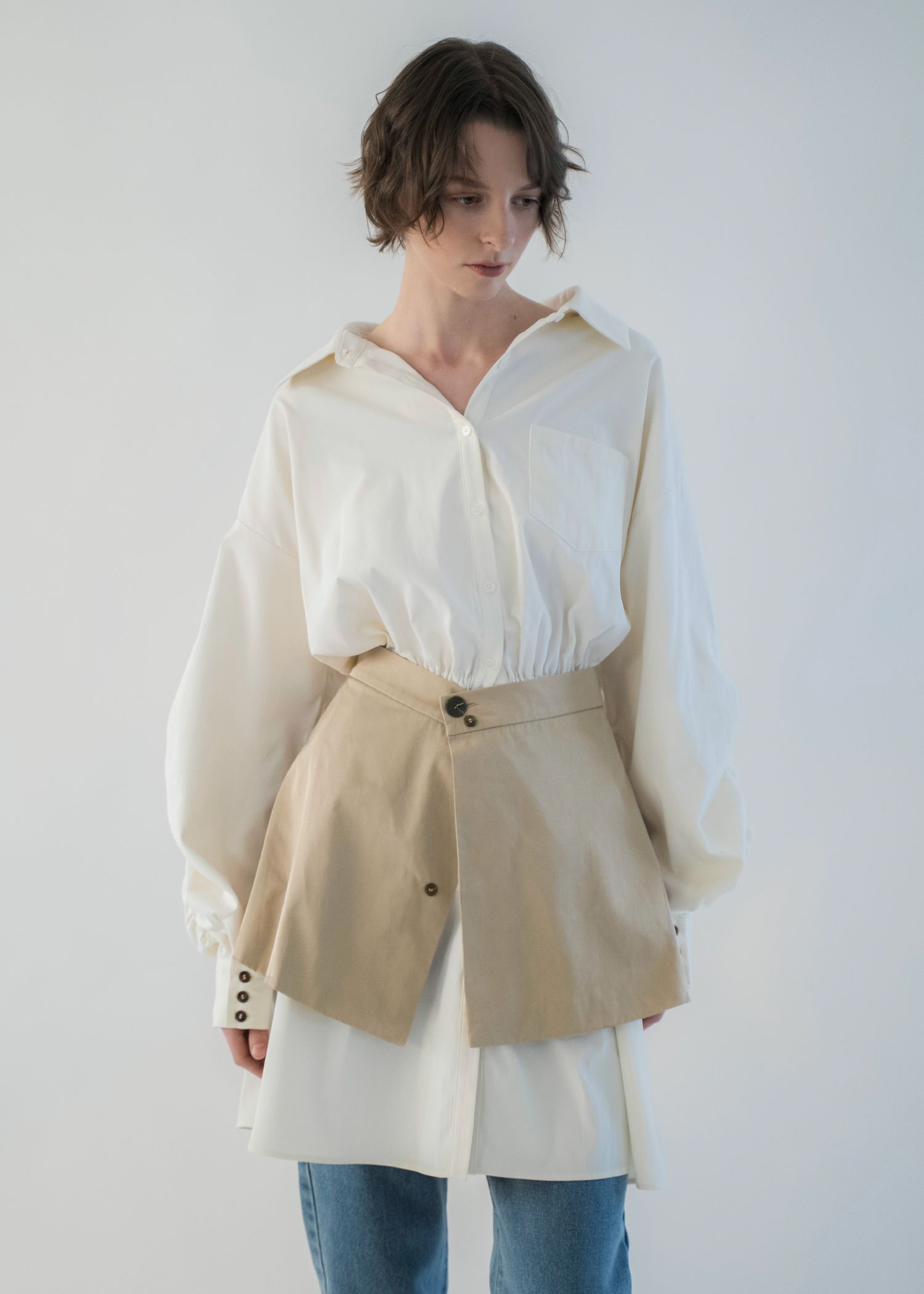 docking skirt layered like shirt OP