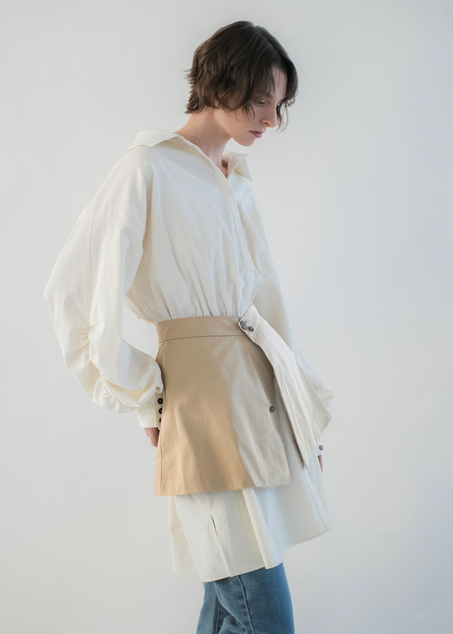 docking skirt layered like shirt OP