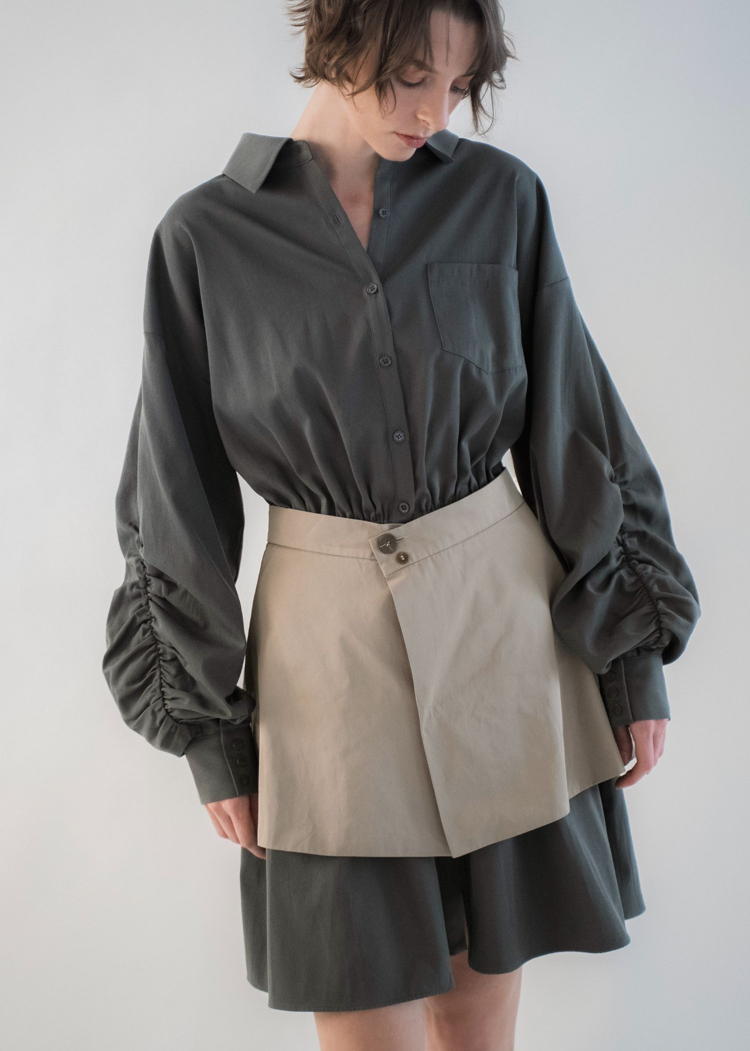 docking skirt layered like shirt OP