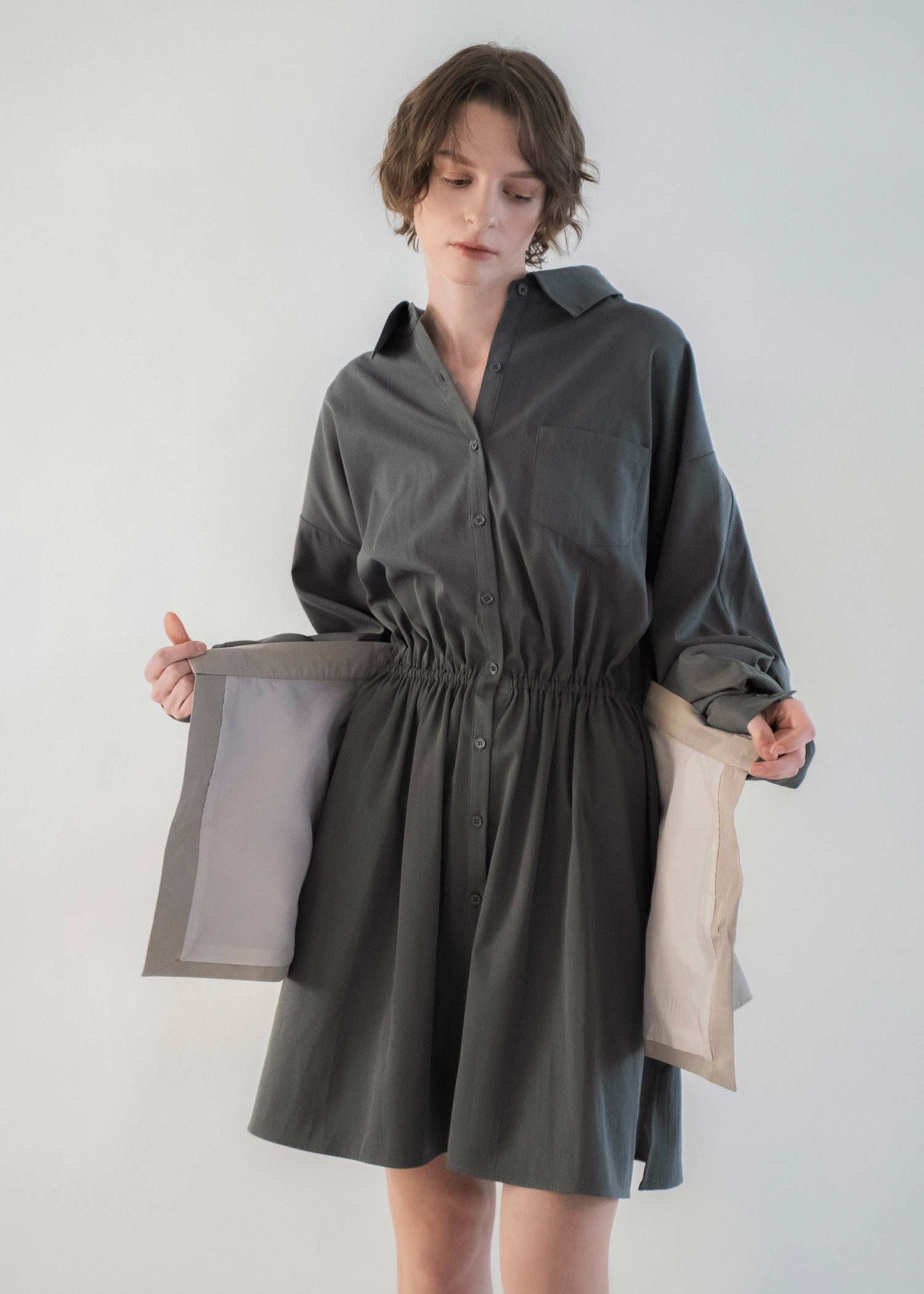 docking skirt layered like shirt OP