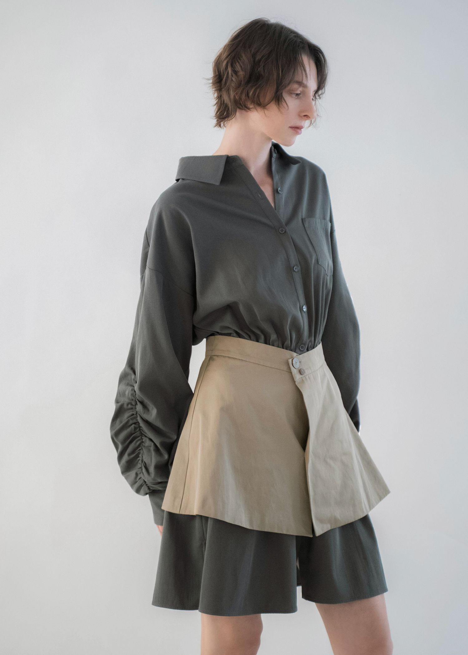 docking skirt layered like shirt OP