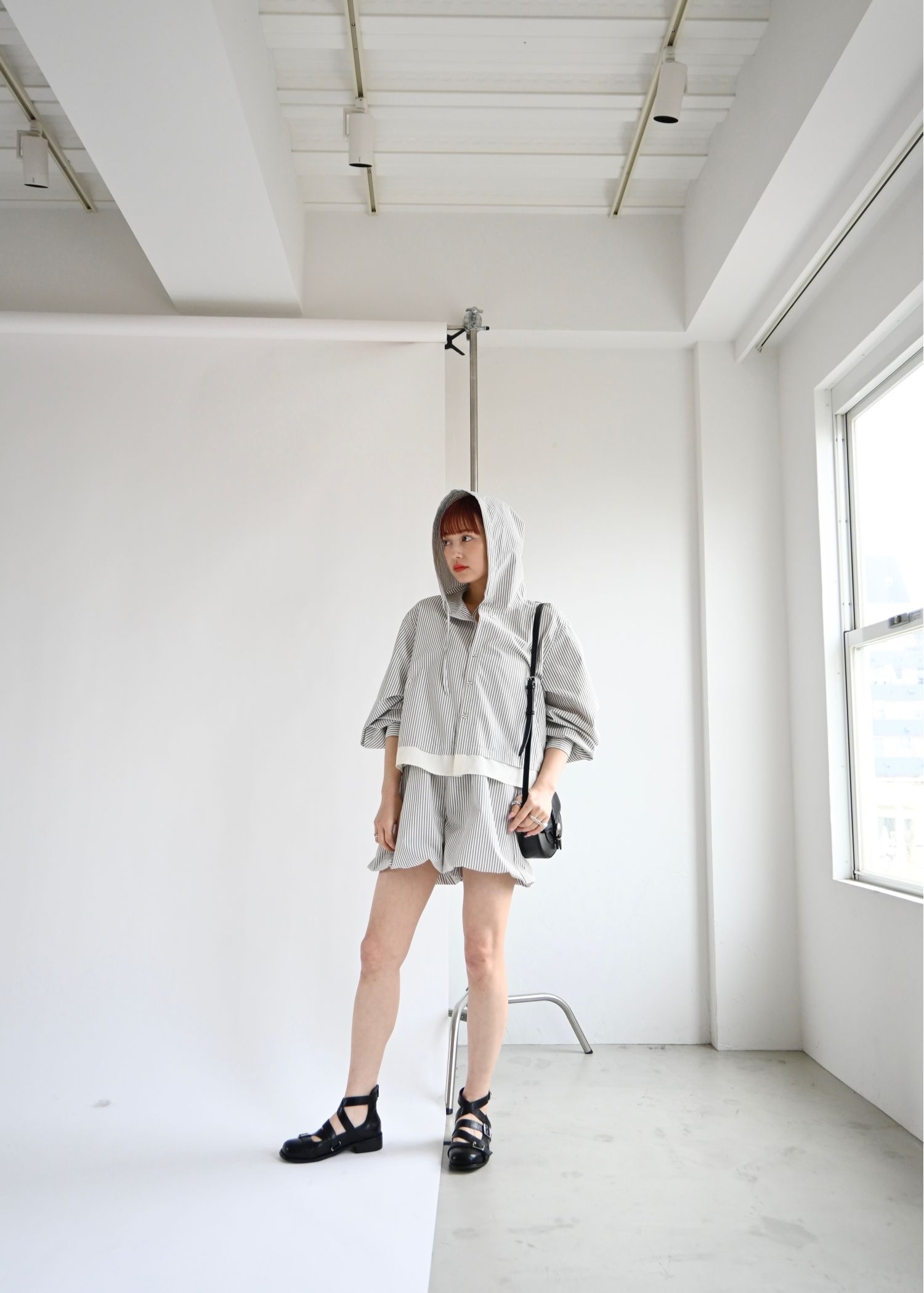 balloon hem UV cut gather volume S/PT