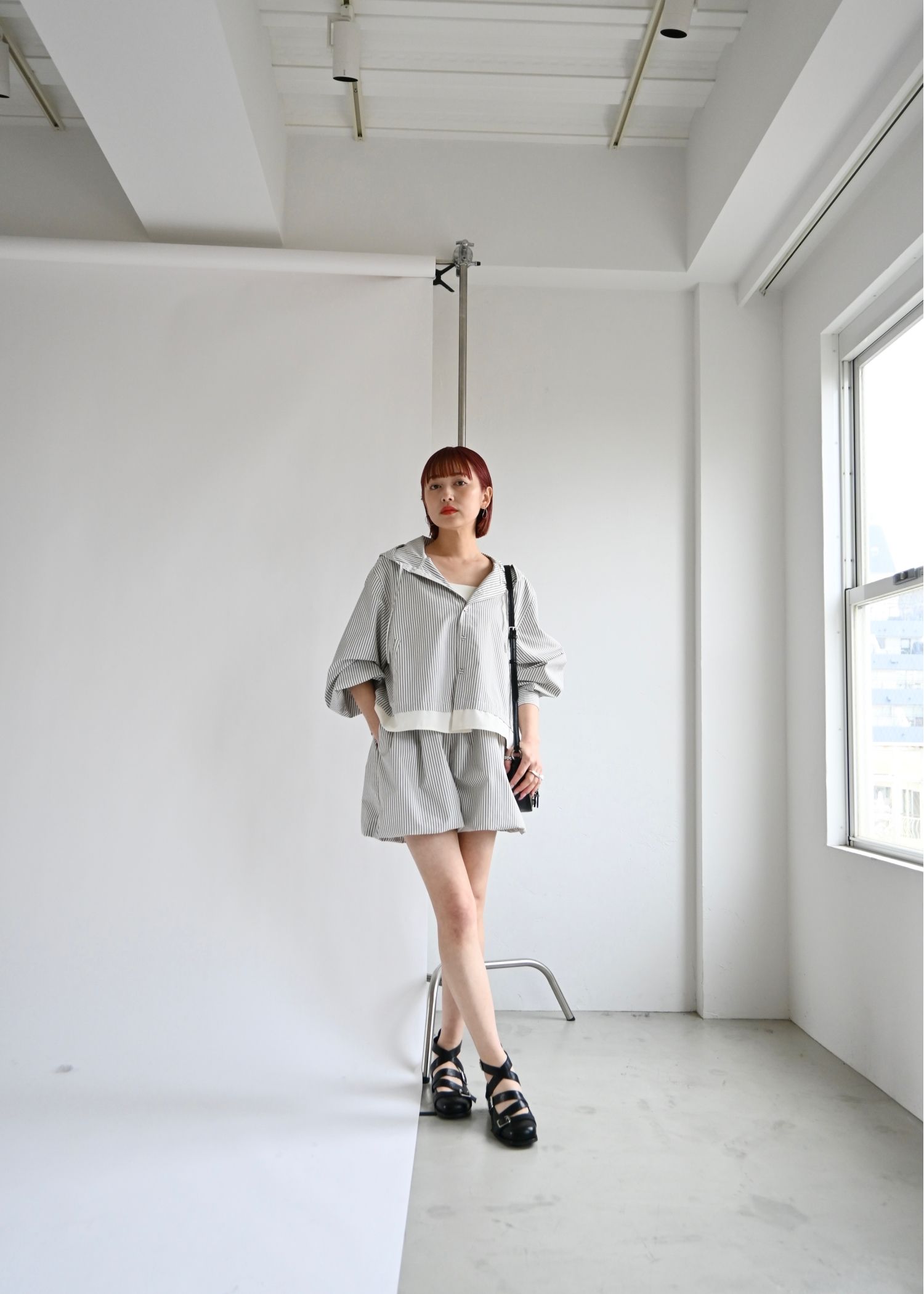 balloon hem UV cut gather volume S/PT