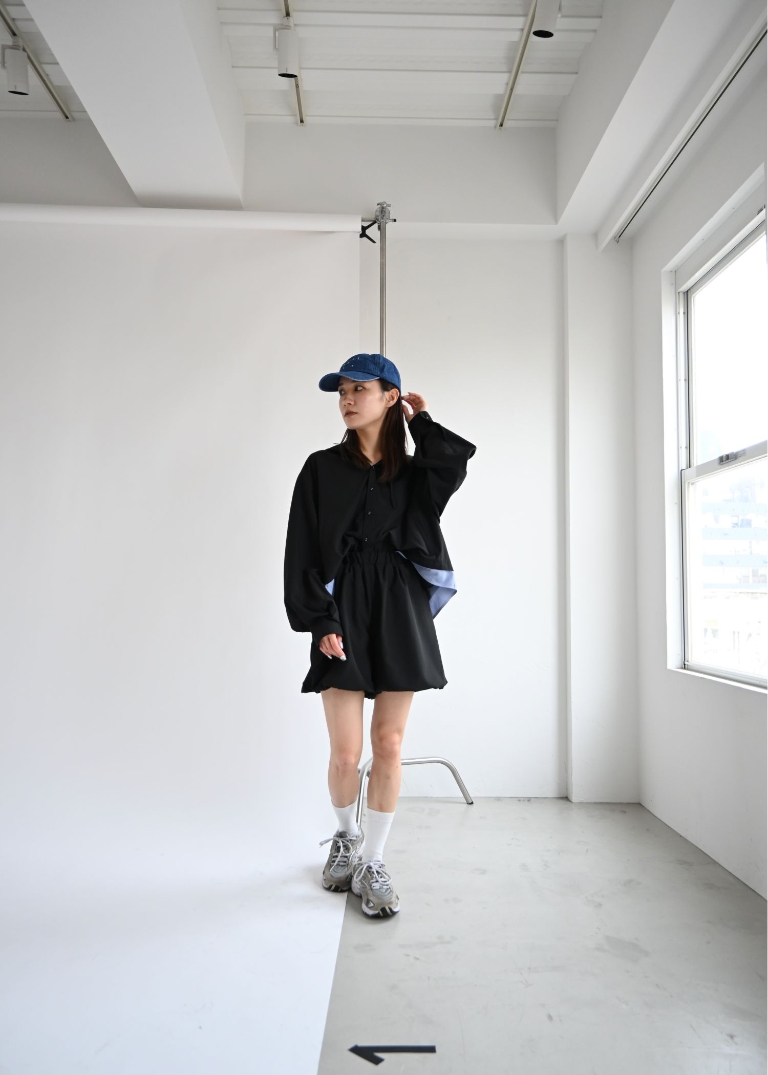 balloon hem UV cut gather volume S/PT