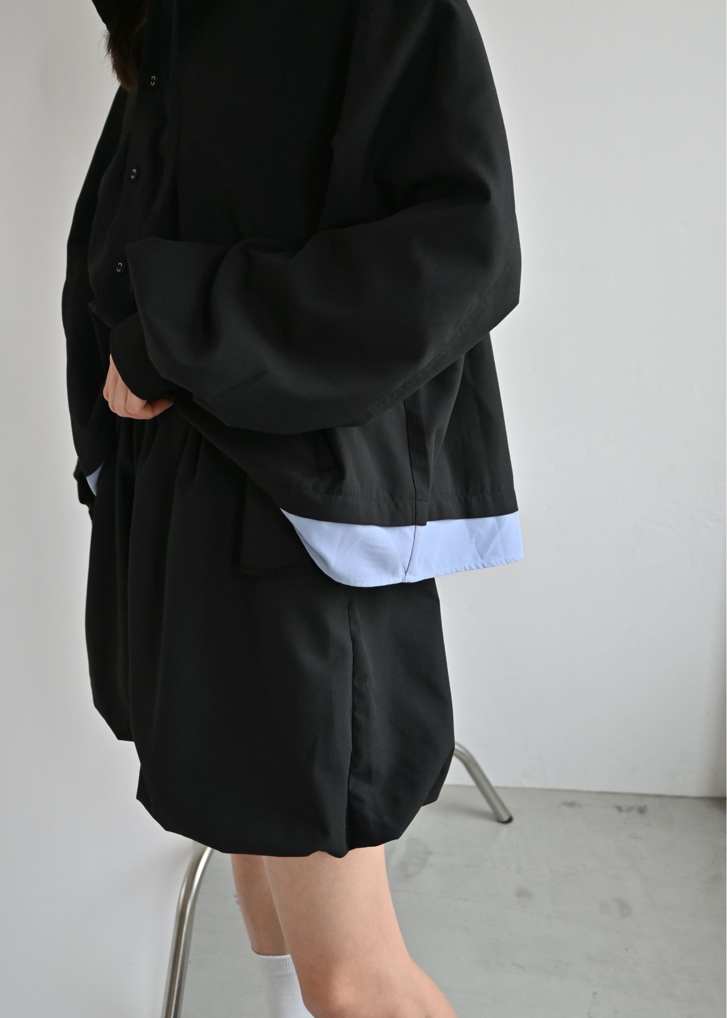 balloon hem UV cut gather volume S/PT