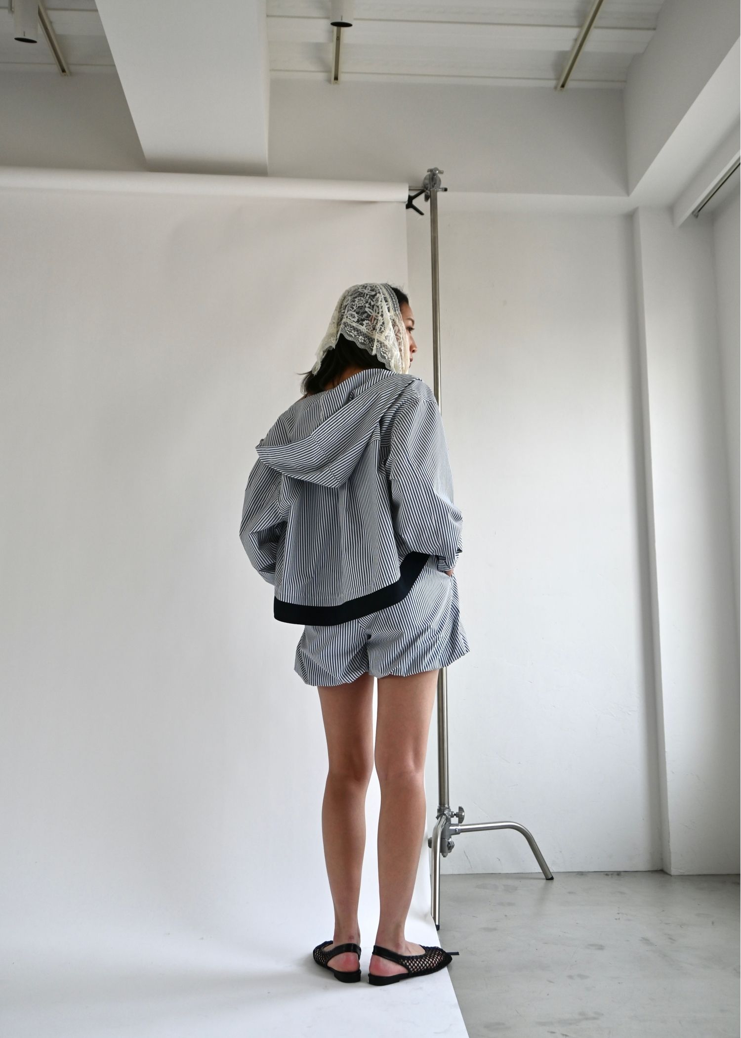 balloon hem UV cut gather volume S/PT