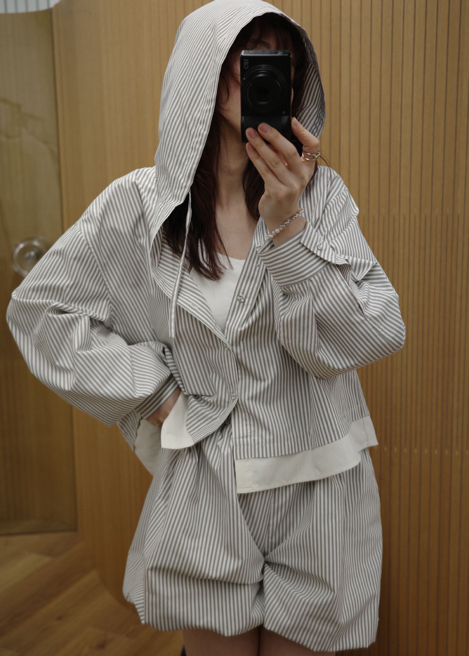 balloon hem UV cut gather volume S/PT