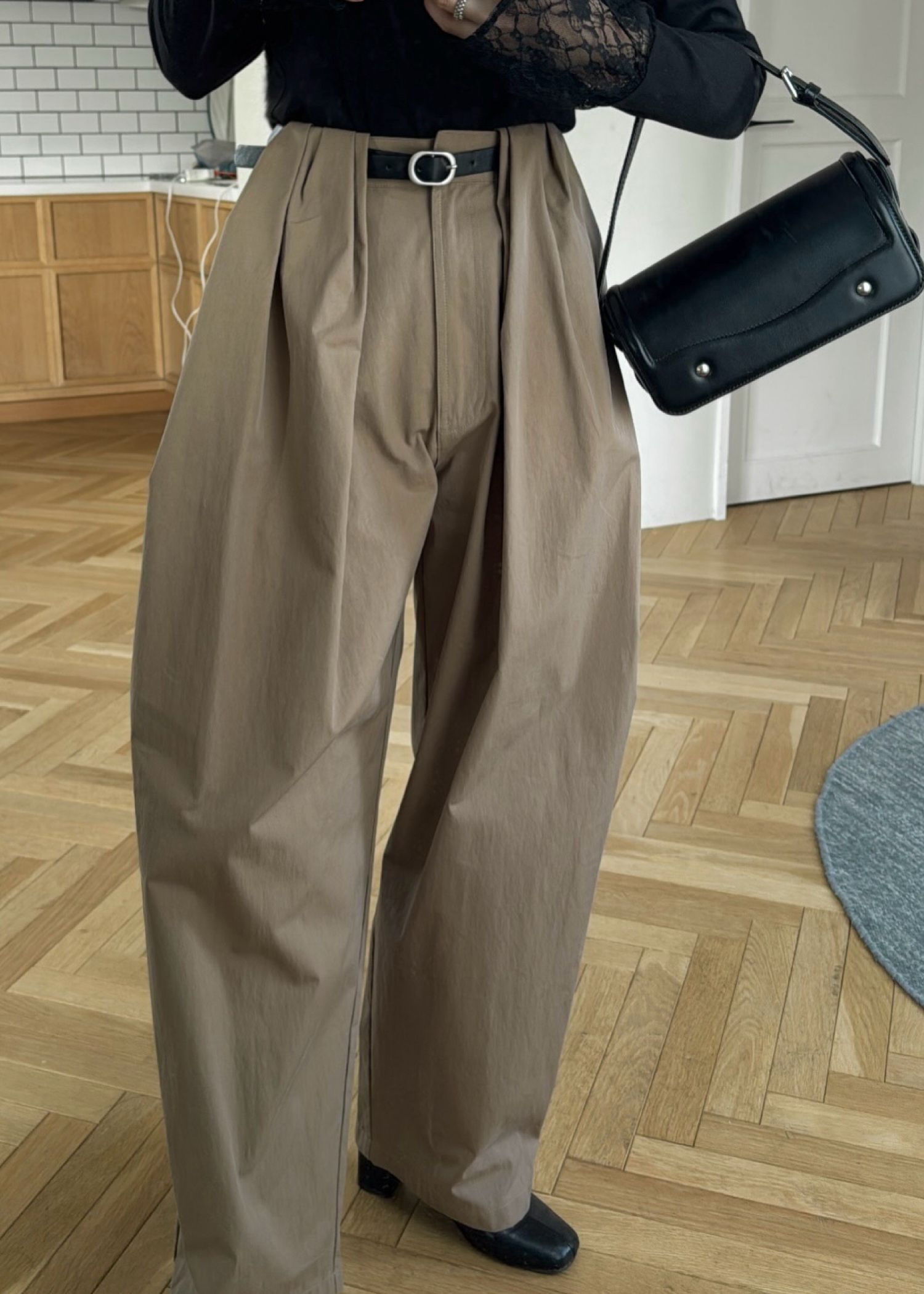 thick belt loop tuck wide PT