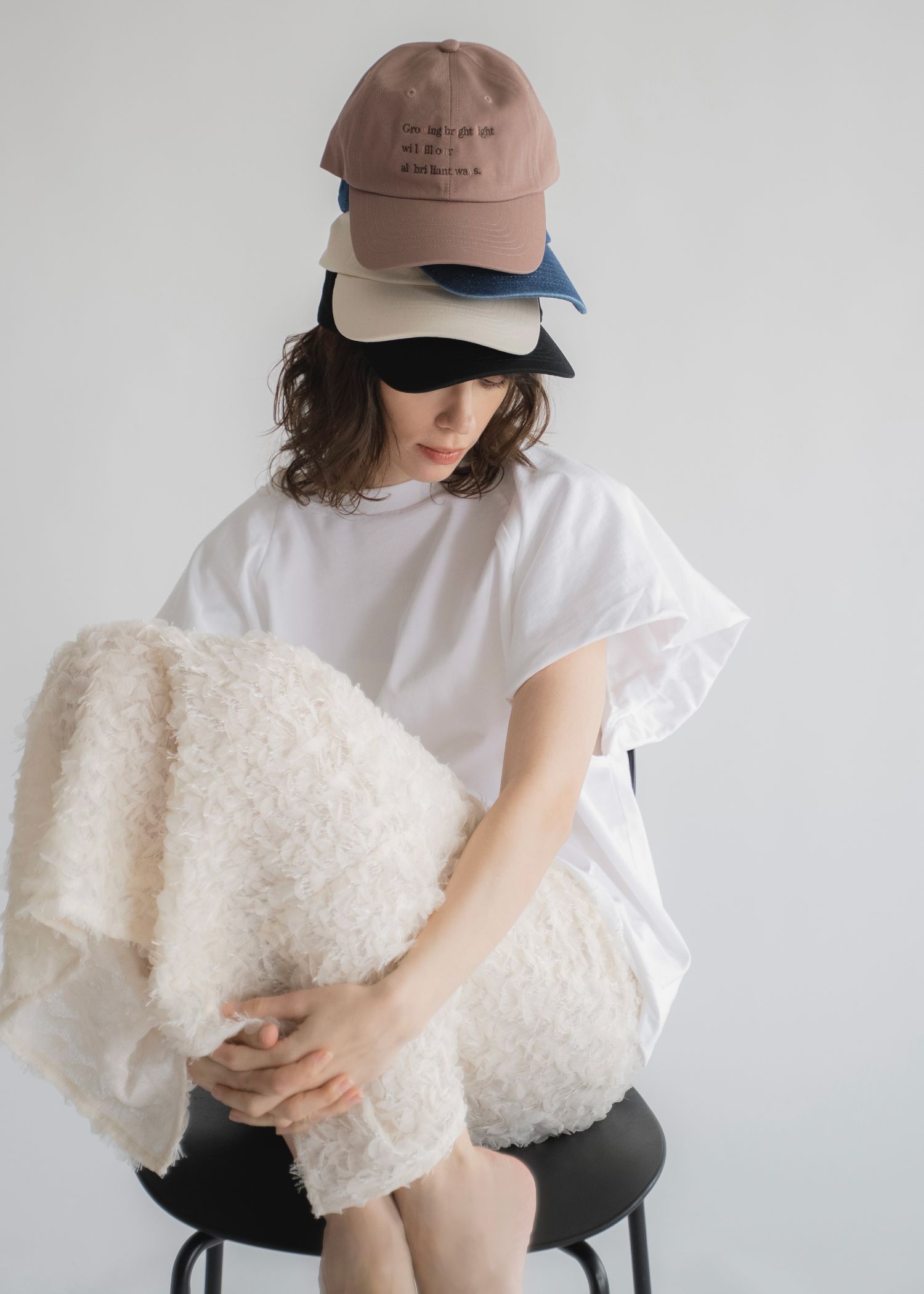 fringe wave tulle pencil SK