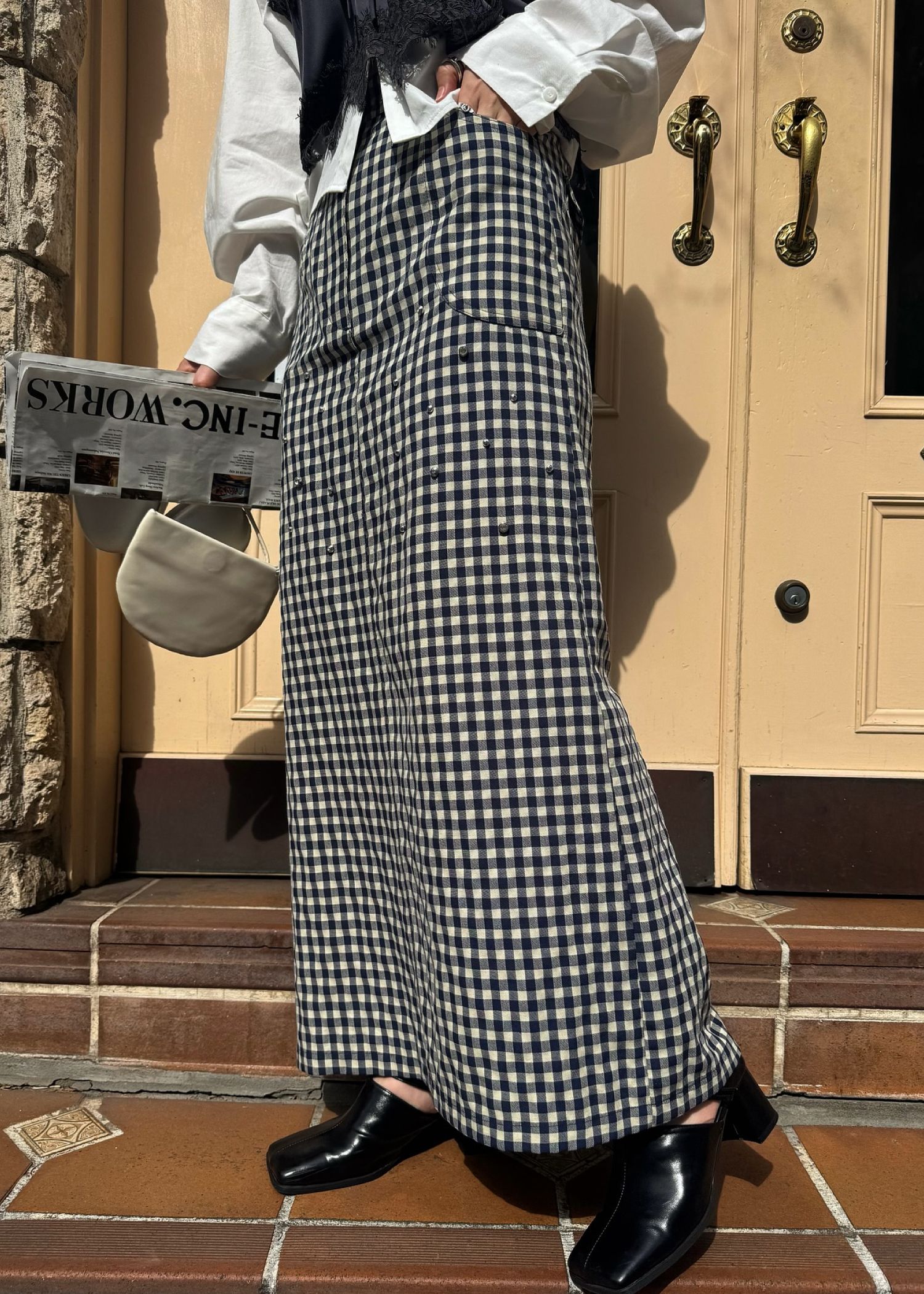 bijou embellished pencil SK