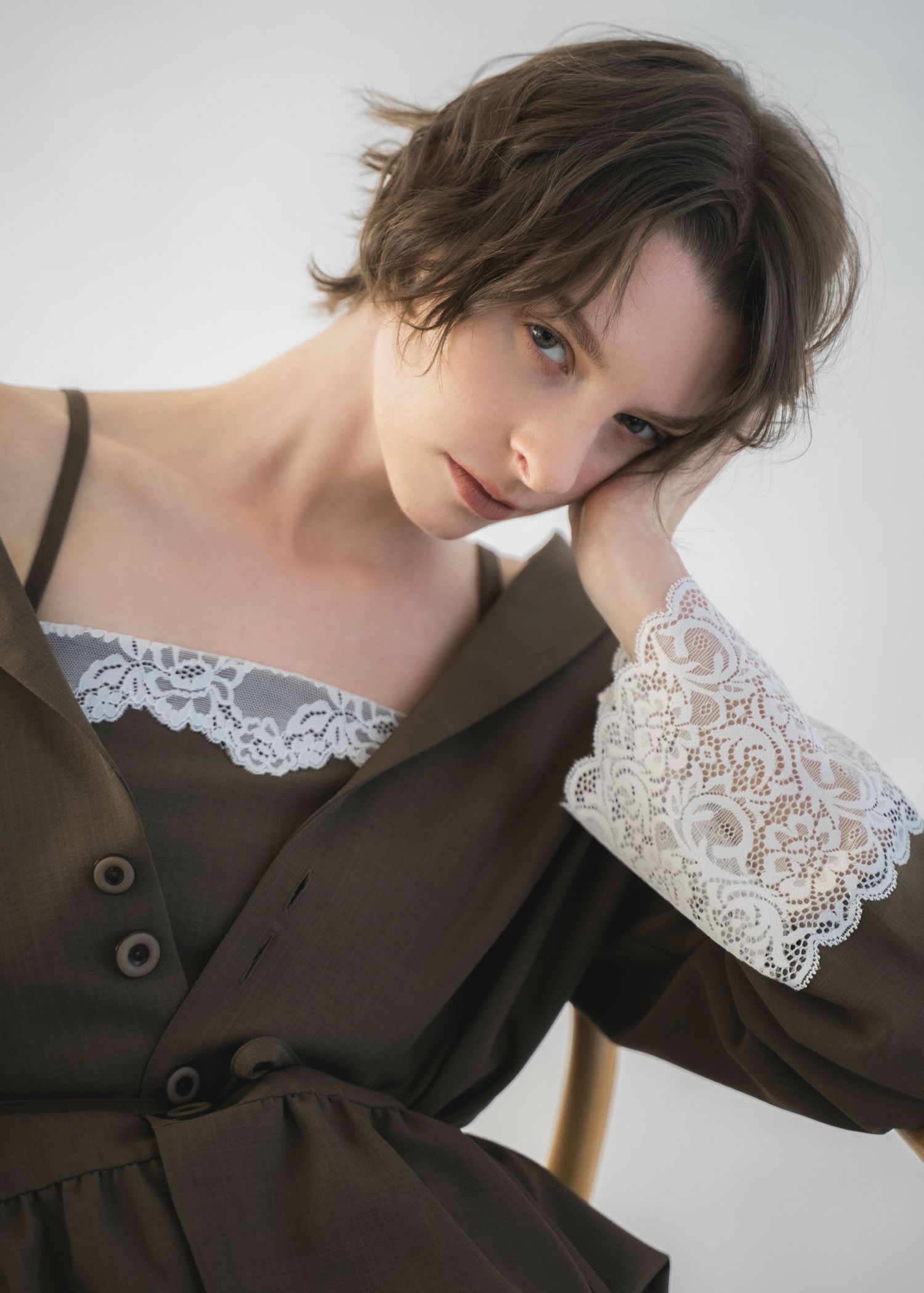 lace basic bare camisole