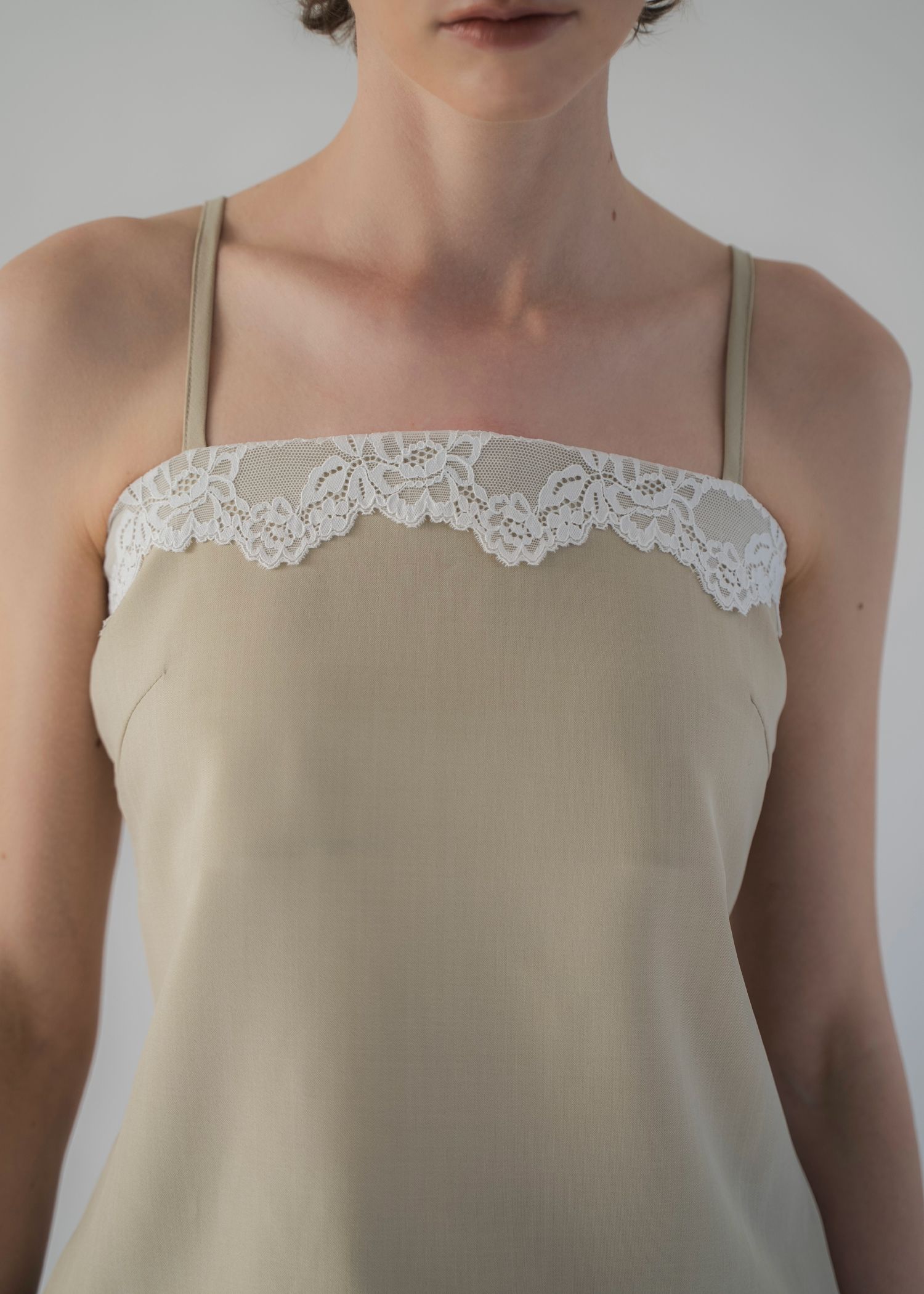 lace basic bare camisole