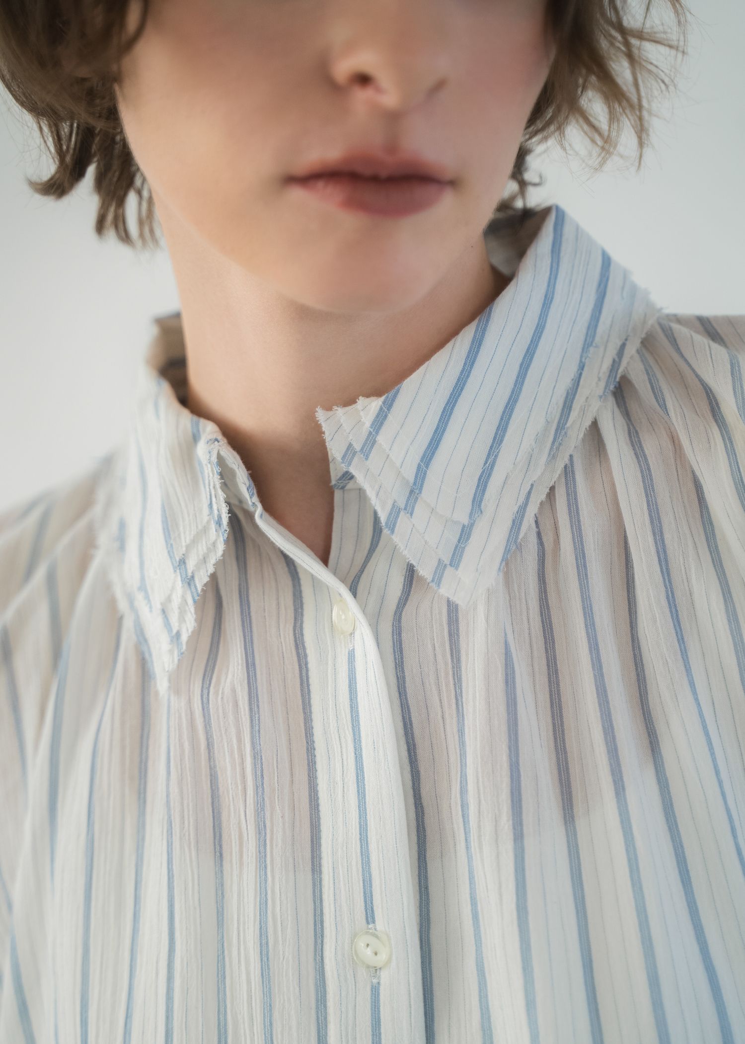 collar & cuffs triple layered over SH