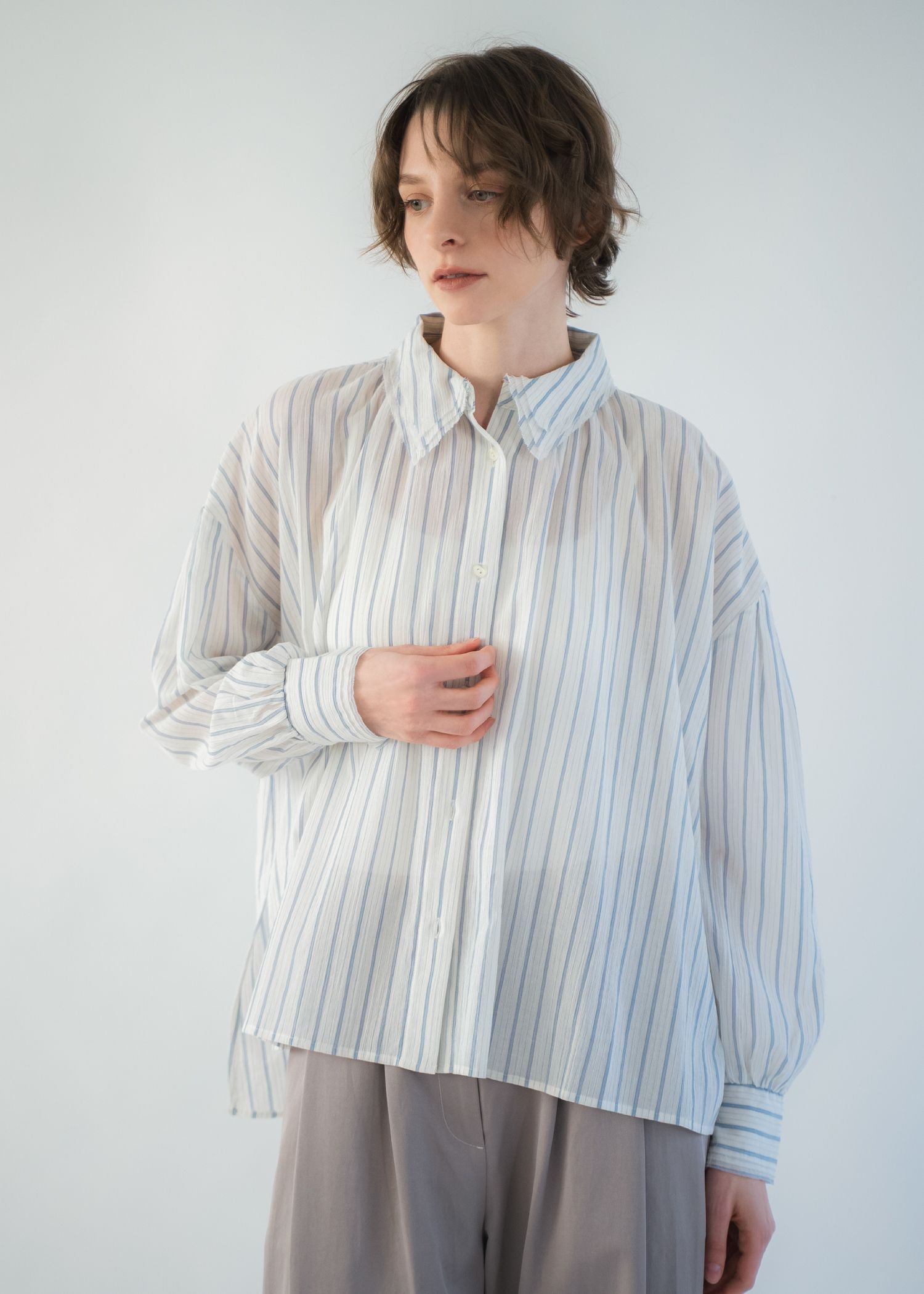 collar & cuffs triple layered over SH