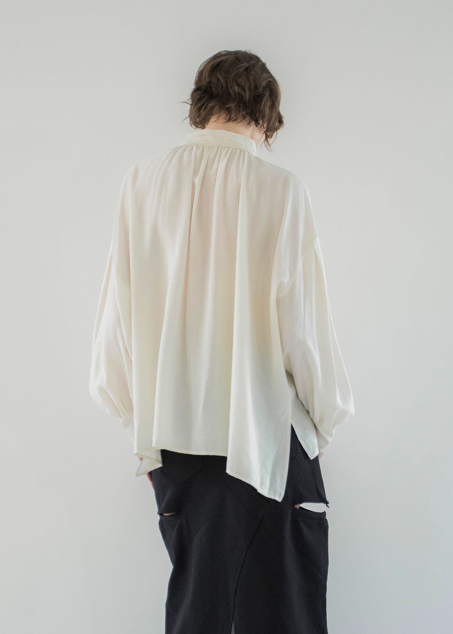 collar & cuffs triple layered over SH