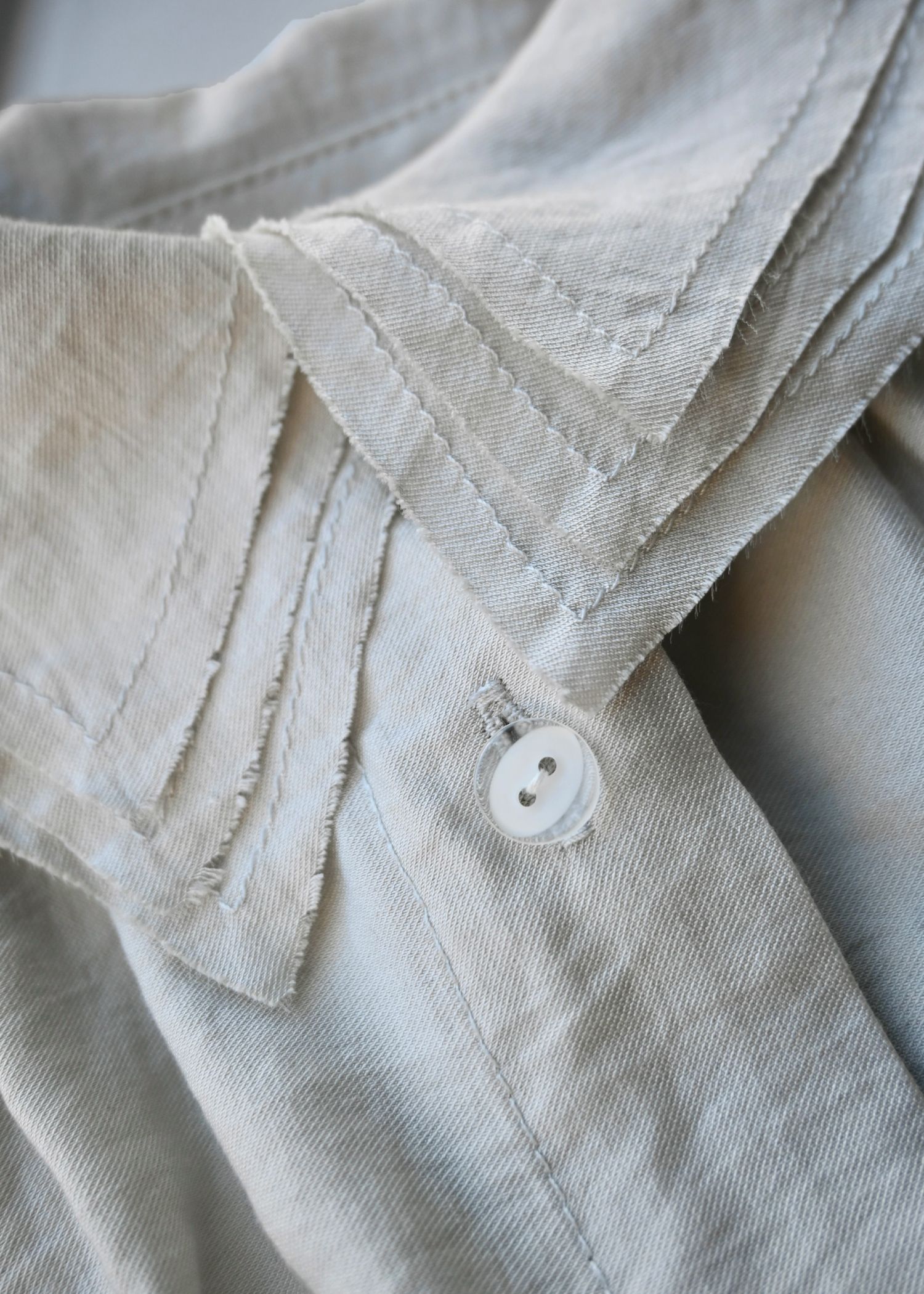 collar & cuffs triple layered over SH