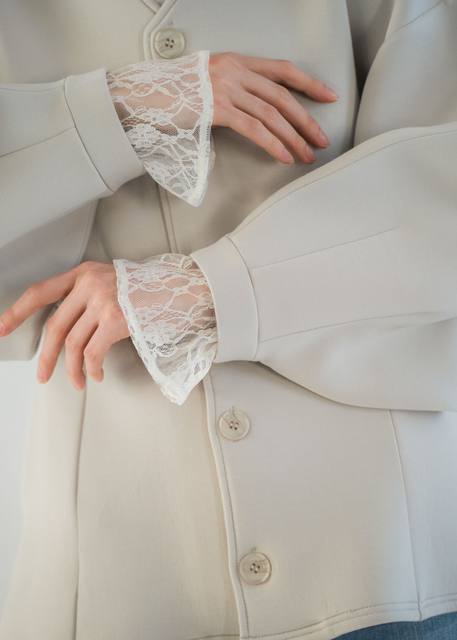 hem lace sheer cut and sew tops