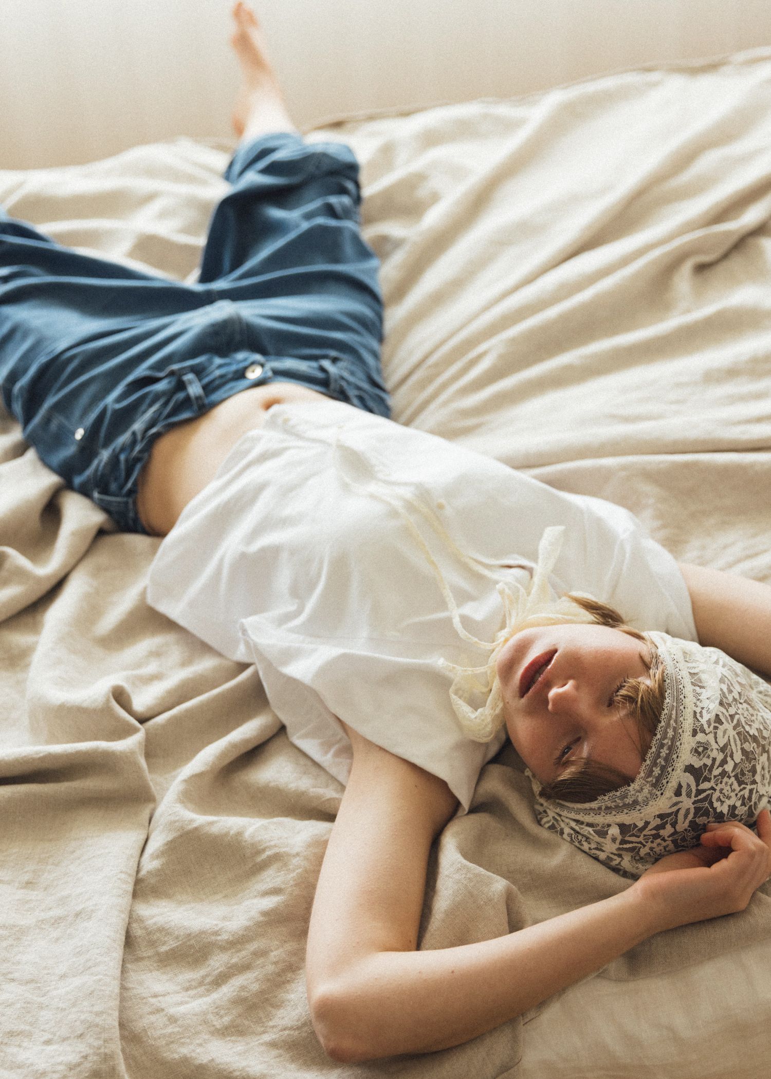 【Hanes for WILLFULLY】2P BEEFY-T balloon sleeve tops