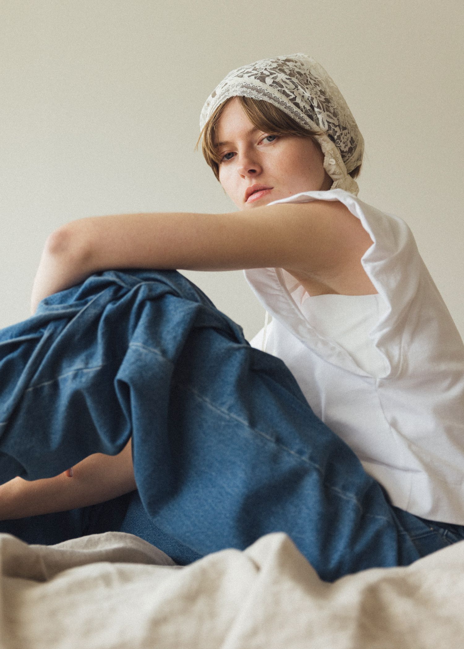 【Hanes for WILLFULLY】2P BEEFY-T balloon sleeve tops