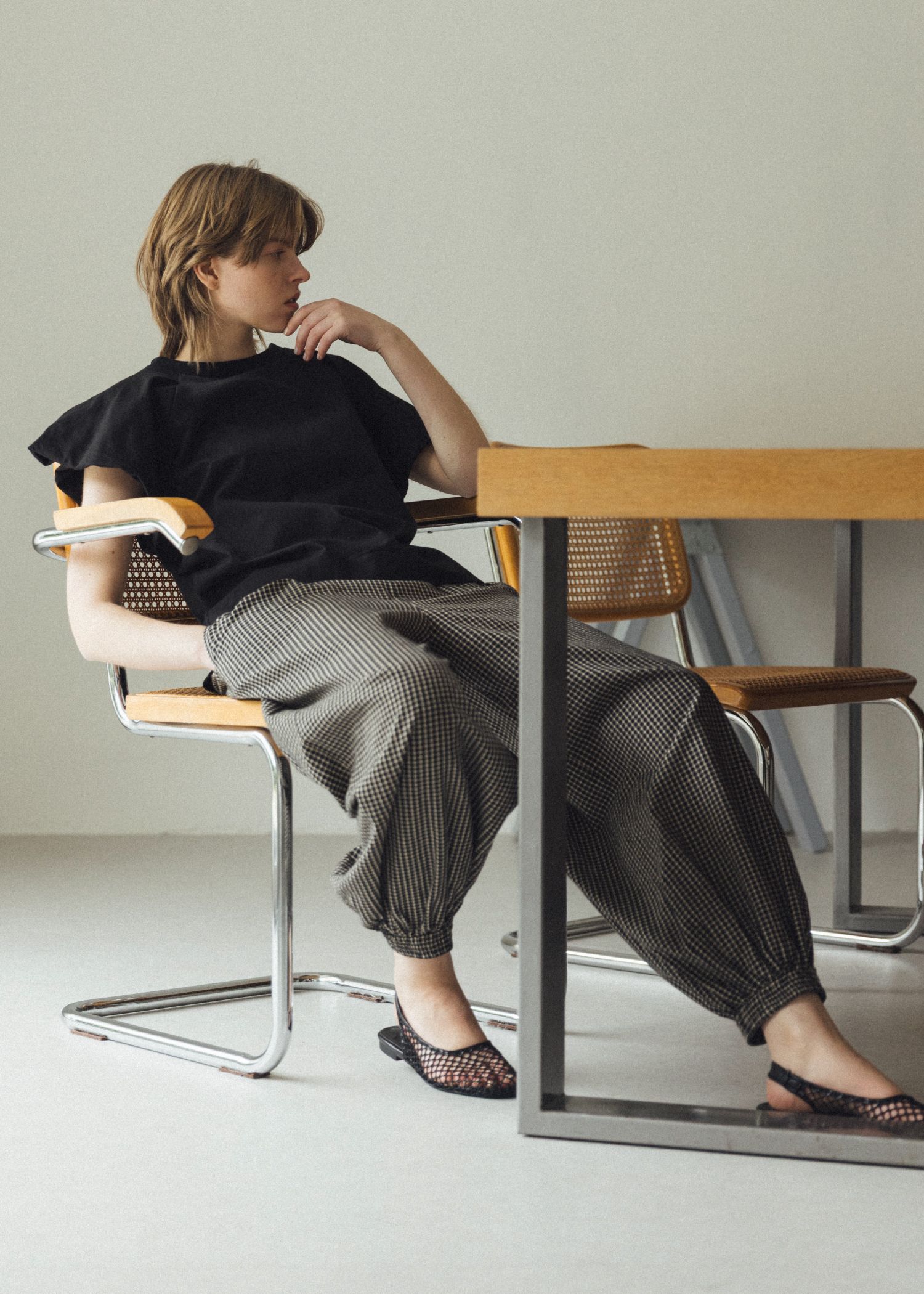 【Hanes for WILLFULLY】2P BEEFY-T balloon sleeve tops