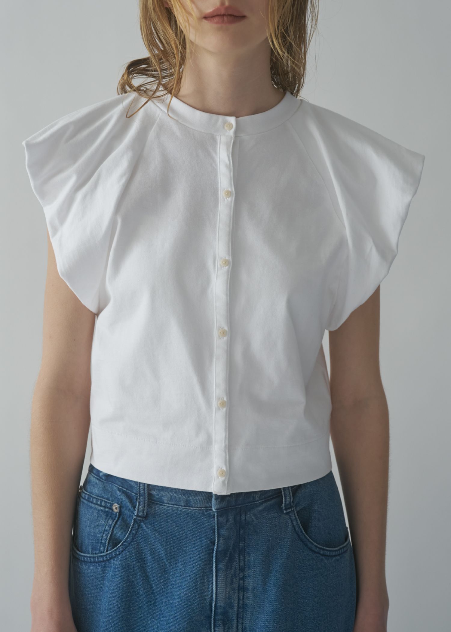 【Hanes for WILLFULLY】2P BEEFY-T balloon sleeve tops