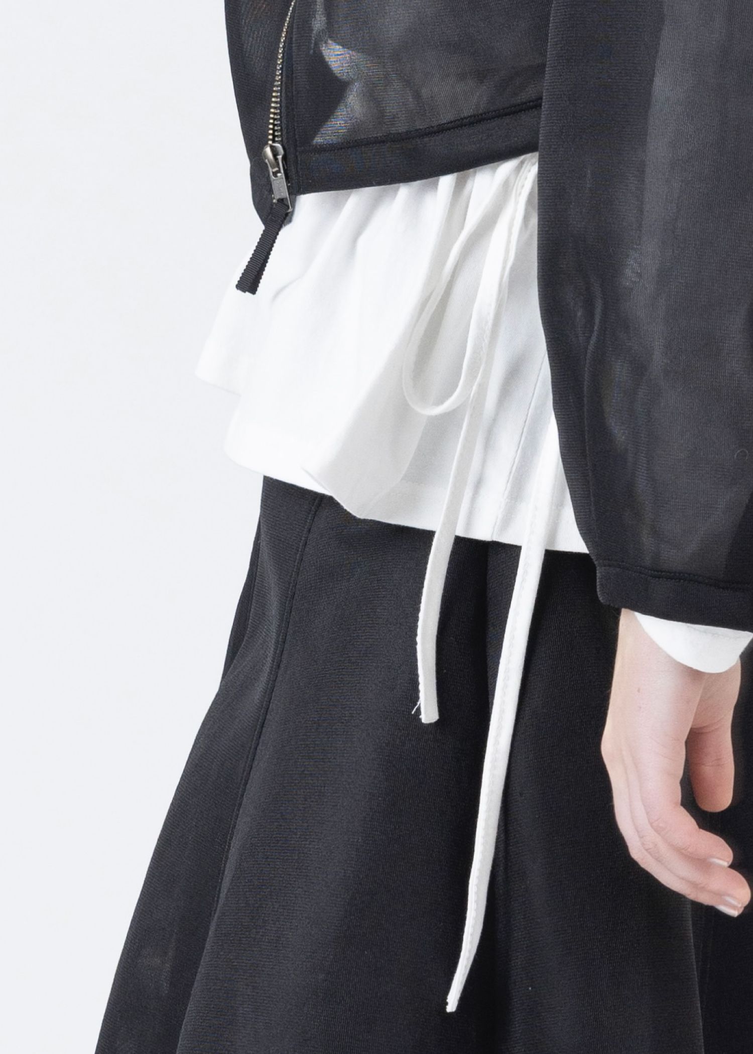 drawstring over size cut and sew tops