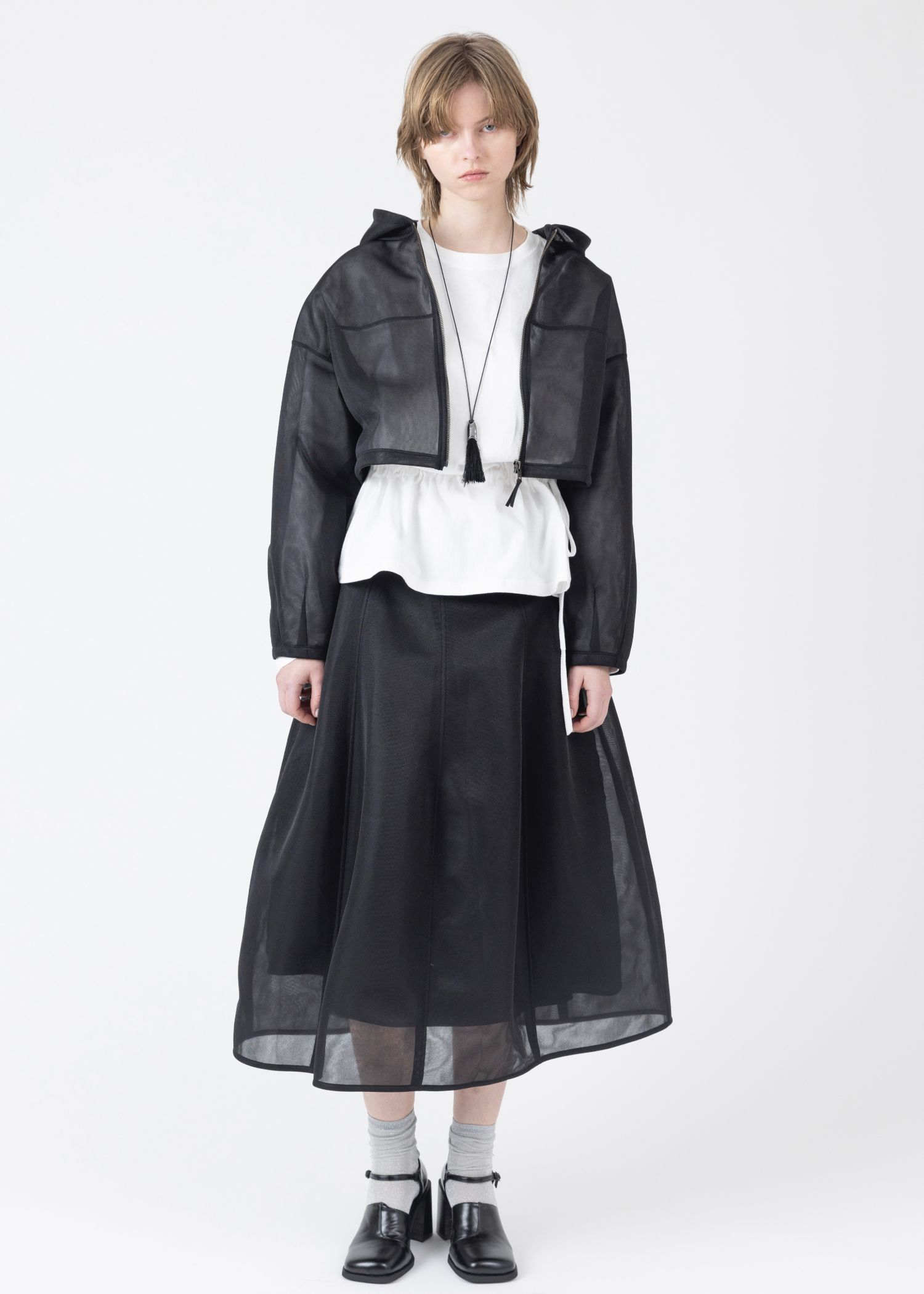 drawstring over size cut and sew tops